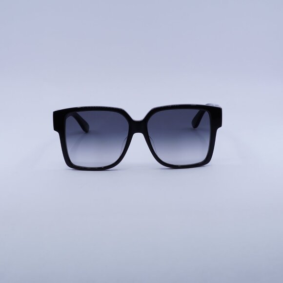 Saint Laurent SL M9/F 002 Sunglasses Shiny Black Square Frame - Picture 2 of 10